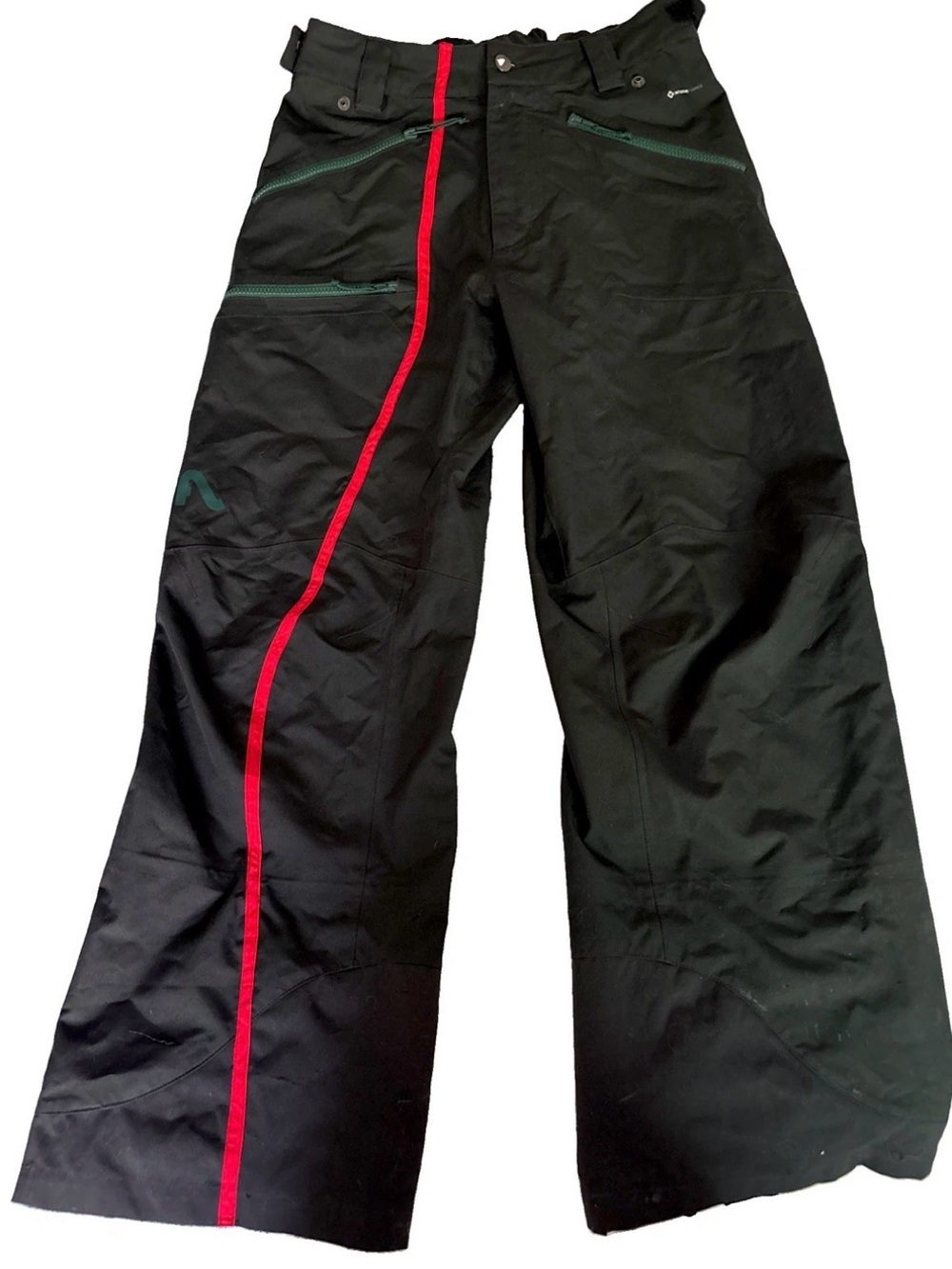 Flylow Cage Ski Pants Black red green 3-Layer Waterproof 1720-1700 men’s M